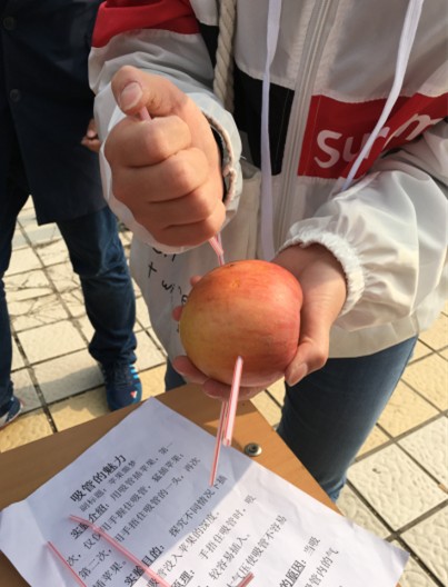 塑料吸管扎苹果,你相信吗?